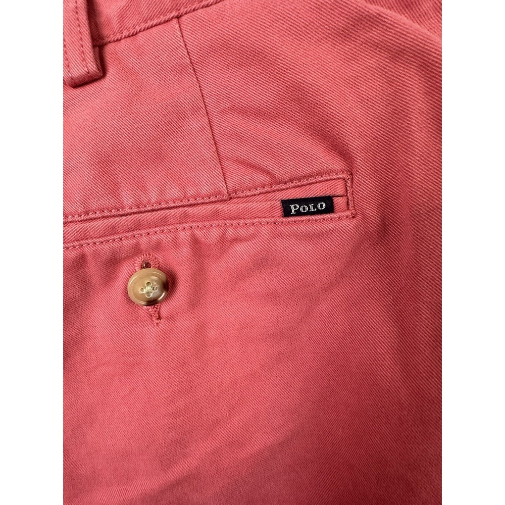 Polo Ralph Lauren Shorts Mens 42 Coral Chino Classic Fit 9" Inseam Stretch Golf - Picture 3 of 12